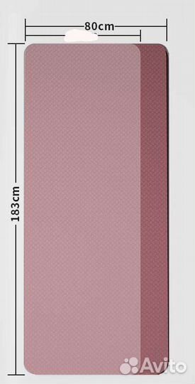 Коврик для йоги большой (183*80*0,8)