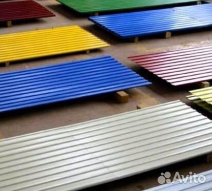 Профнастил С8 окрашеный, м2