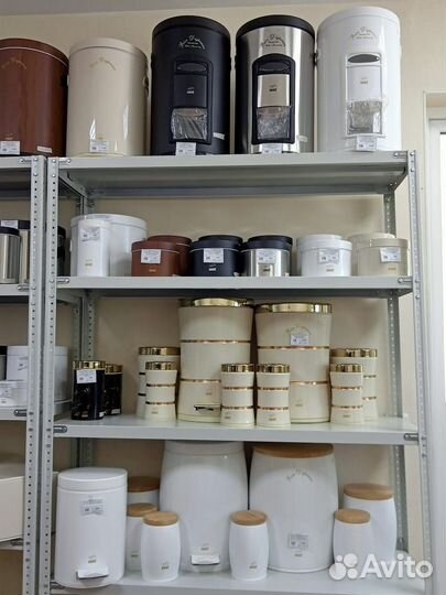 Контейнер для сыпучих продуктов 10л. нерж.сталь