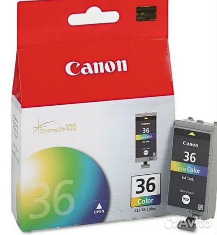 Картридж Canon CLI-36 Color (1511B001), струйный