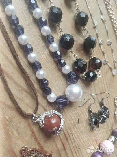 Винтажная бижутерия пакетом сетом