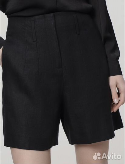 Massimo dutti шорты лен