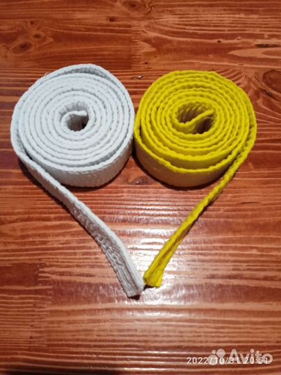 2 пояса для тхэквондо