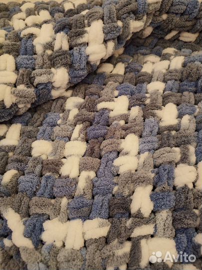 Плед детский вязаный ручная работа