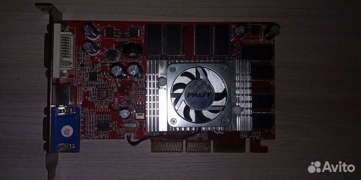 Видеокарта для пк Palit Geforce FX5500 AGP 128MB
