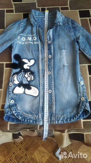 Джинсовая куртка для девочки