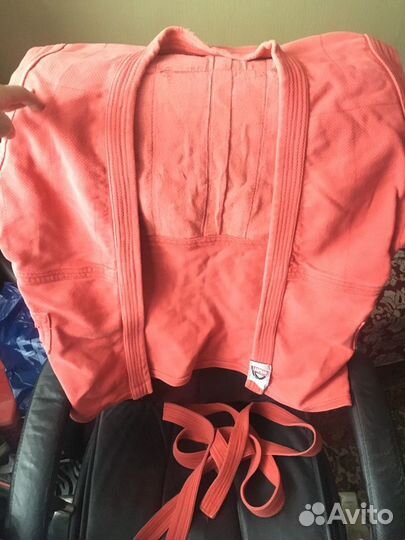 Кимоно Самбо красное