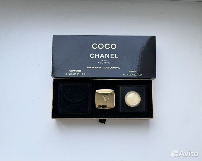 Chanel coco parfum твердые духи набор винтаж