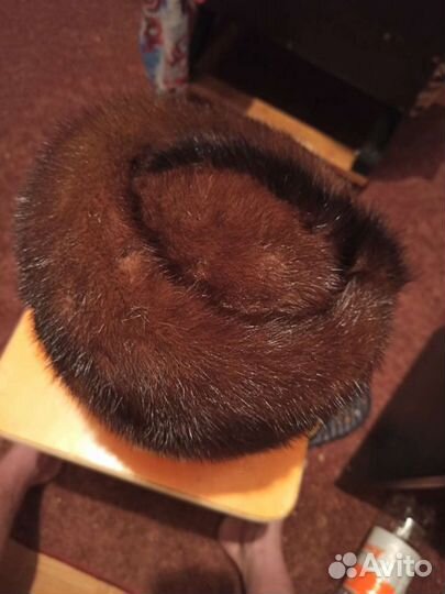 Женский норковый берет