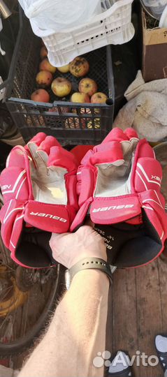 Краги хоккейные bauer