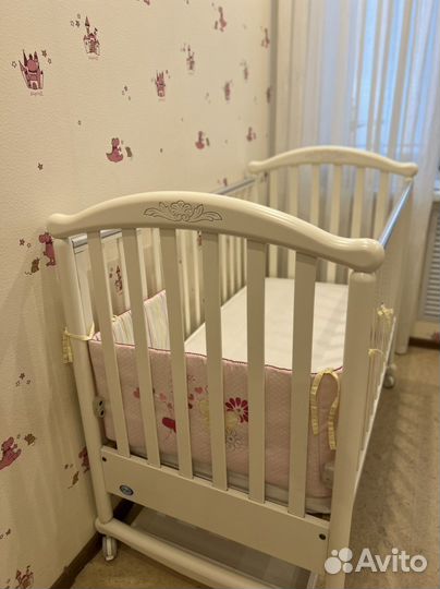 Детская кровать pali с матрасом