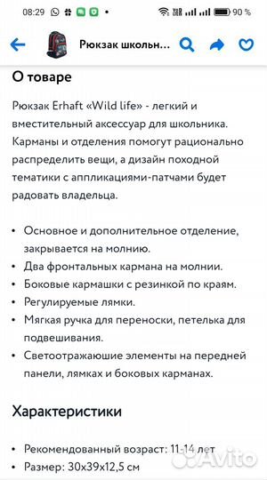 Рюкзак для мальчика Erhaft