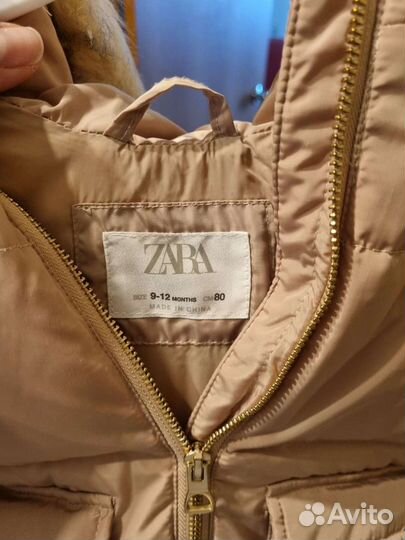 Зимний пуховик Zara