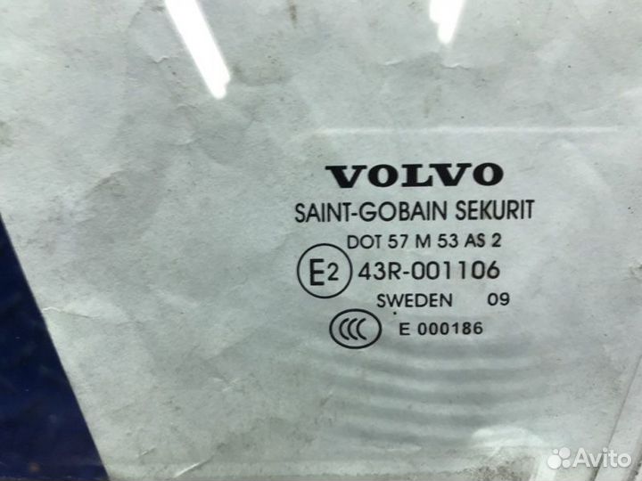 Стекло двери переднее левое Volvo Xc60