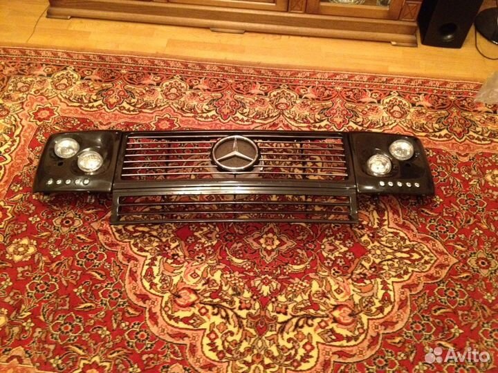 Решотка радиатора с Блоком фар на мерседес бенз G