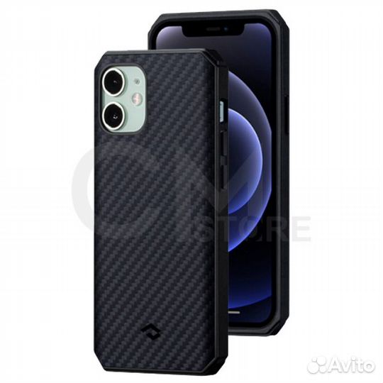 Pitaka MagCase Pro 2 Apple iPhone 12Mini чёрн-серы