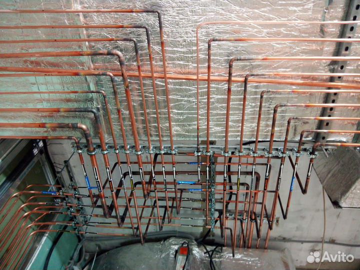 Монтаж системы медицинского газоснабжения