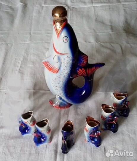 Ликерный набор Рыбки СССР