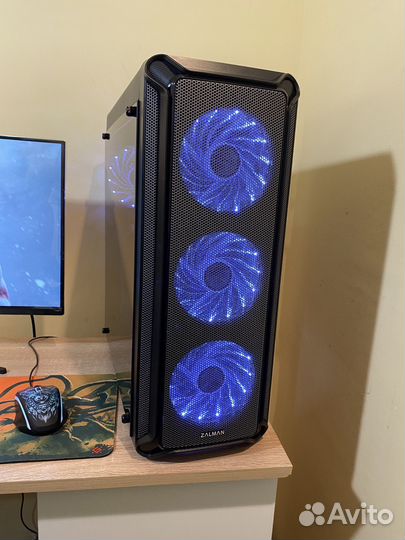Супер Игровой пк с монитором/RX/Zalman i3