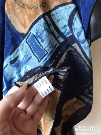 Платок из натурального шелка