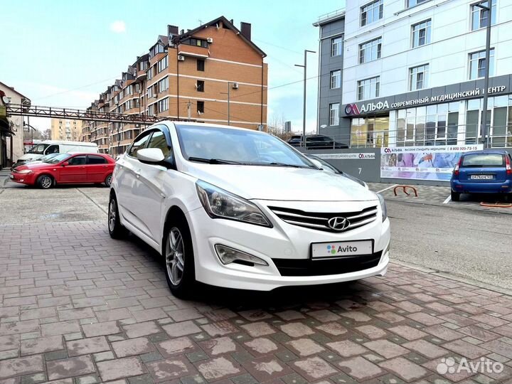 Hyundai Solaris 1.4 МТ, 2015, 122 000 км