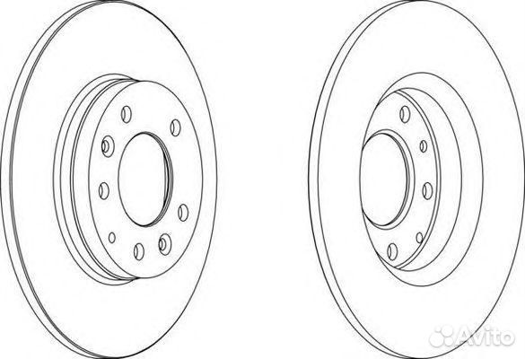 Задний тормозной диск