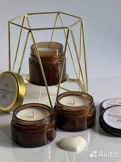 Свечи контейнерные. Свечи декоративные. С ароматом