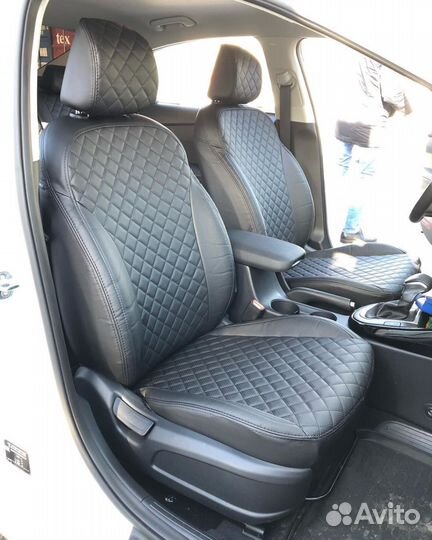 Чехлы Ромб на Kia Cerato 4