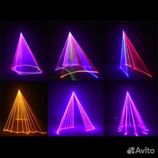 Светомузыка Сканер&Графический лазер Super/F2750