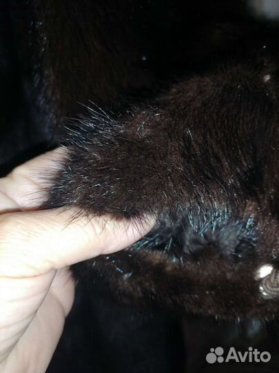 Шуба норковая с капюшоном 50 52