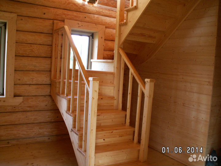 Лестницы деревянные