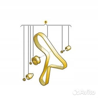 Ремкоплект новый ориг 04L198119K Audi VW Skoda Man