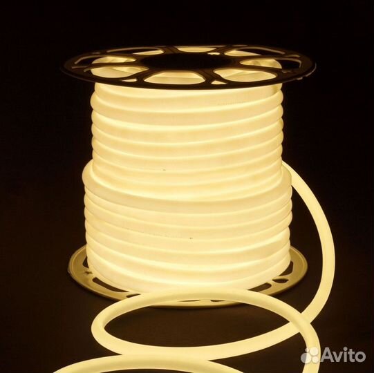 Гибкий светодиодный неон на фасад