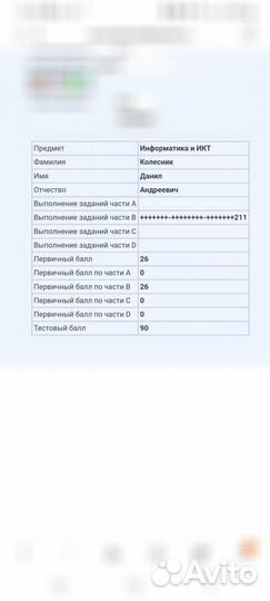 Репетитор по Математике / Физике / Информатике