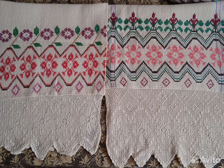 Полотенца СССР вышитые