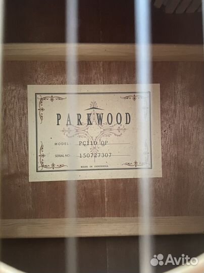 Parkwood PC110-wbag-OP электроакустическая гитара