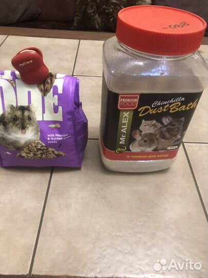 Домик,кормушка,поилка,корм для хомяка