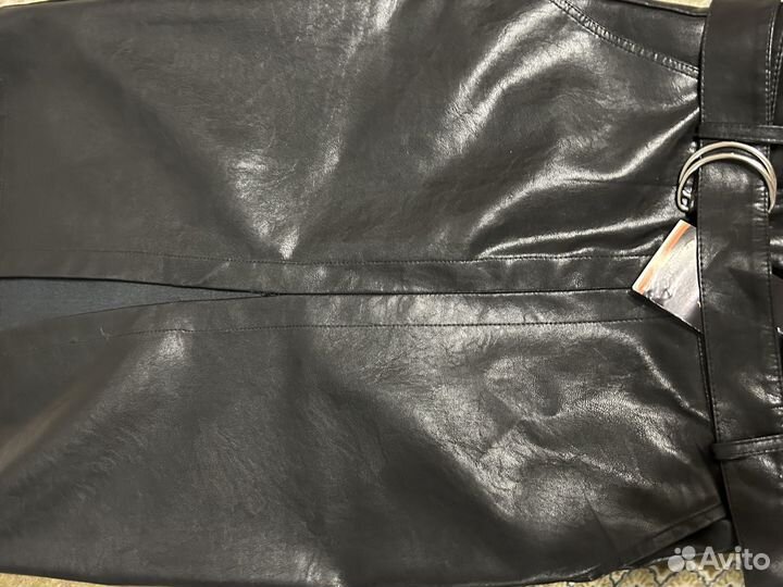 Кожаная юбка