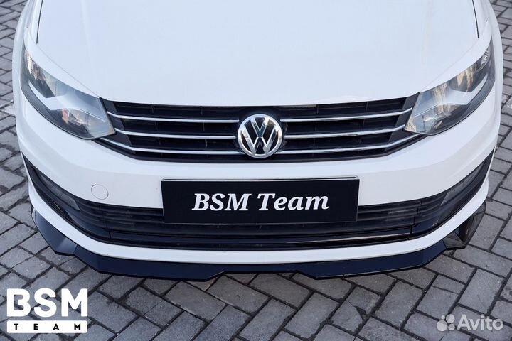 Бампер Передний на WV Polo - 2013-2020