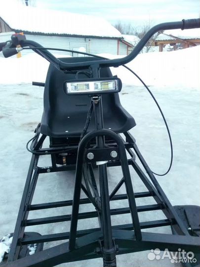 Лыжный модуль для мотобуксировщика