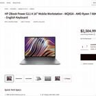 HP ZBook Power G11 R7-8845HS