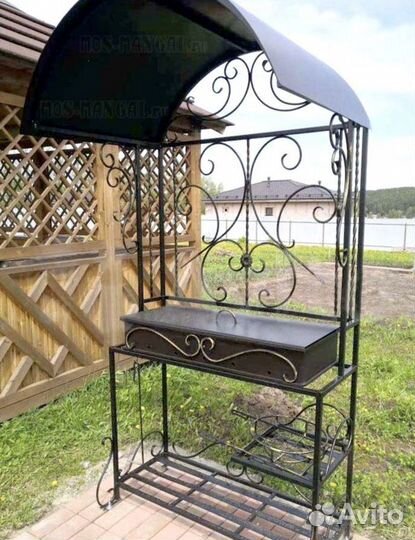 Мангал с крышей / Мангал для дачи