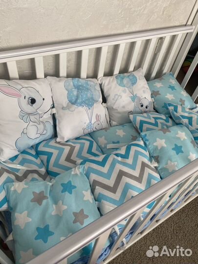 Бортики в детскую кроватку