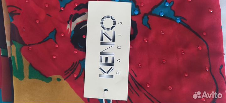 Шелковый платок италия kenzo