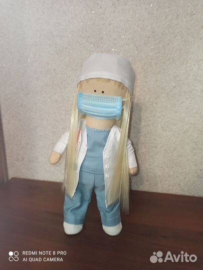 Интерьерная кукла тильда ручной работы