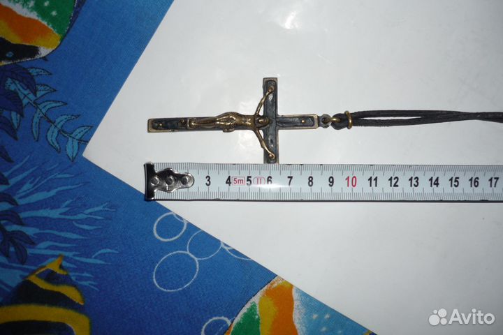Крест бронзовый старинный