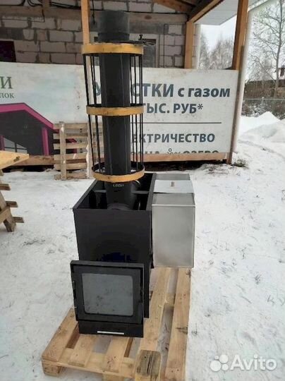 Банная печь Эконом 0.6 м толщина 10мм