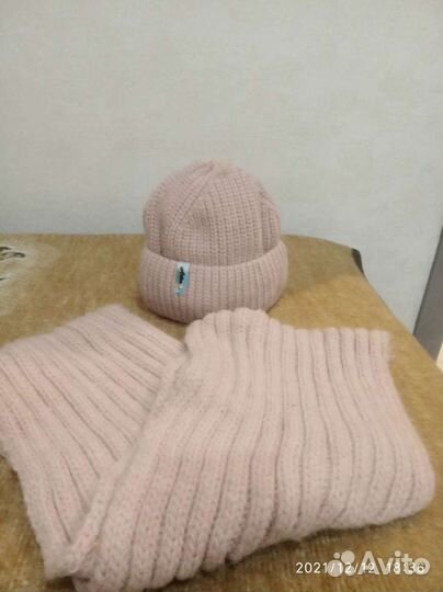 Набор шапка шарф женский