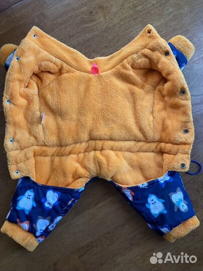 Комбинезон для маленькой собаки зима