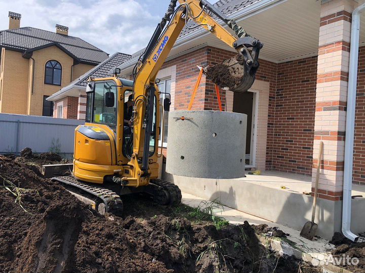 Аренда услуги мини экскаватора
